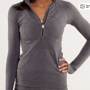 Lululemon Swiftly Gray 1/2 Zip Pullover